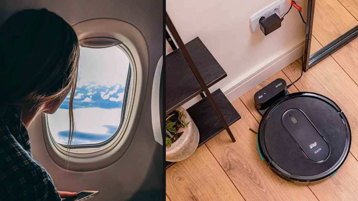 Viaje com tranquilidade enquanto o robô aspirador mantém a casa limpa